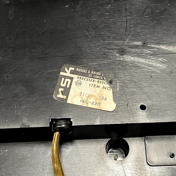 Vntg Anheuser-Busch, Budweiser Wall Sconce Display, Russel S. Kribs, Itm 005-220 - Picture 7 of 7